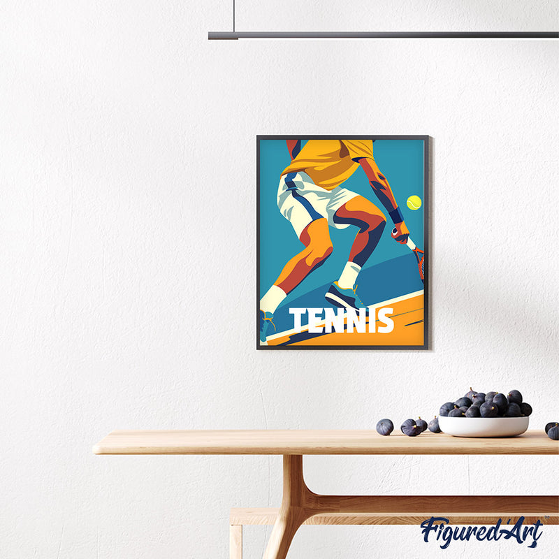 Peinture Par Numéros - Affiche Sportive Tennis