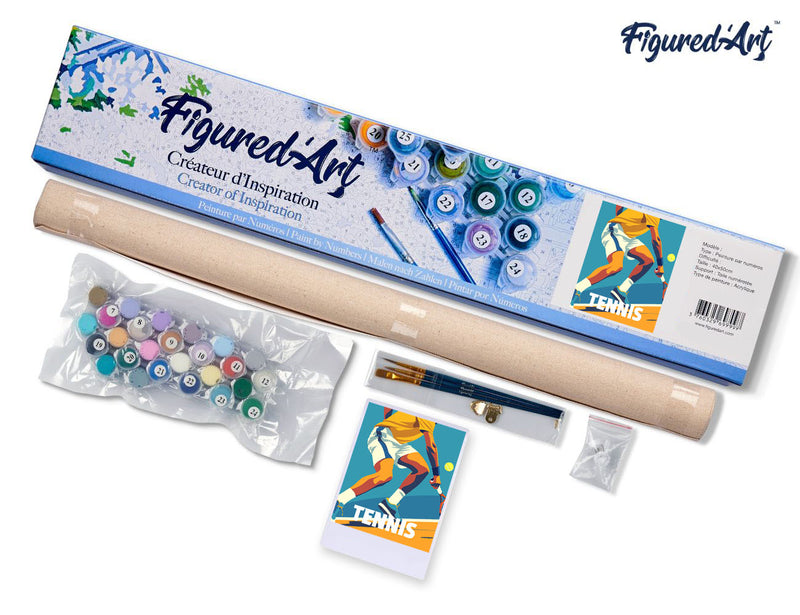 Peinture Par Numéros - Affiche Sportive Tennis