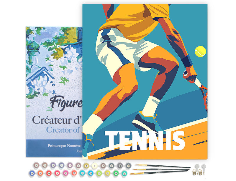 Peinture Par Numéros - Affiche Sportive Tennis