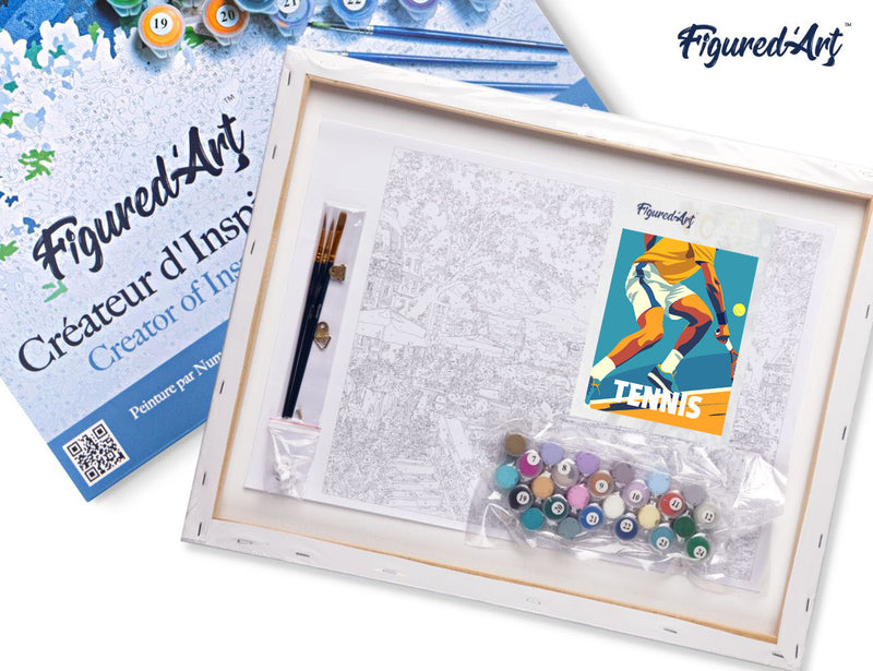 Peinture Par Numéros - Affiche Sportive Tennis
