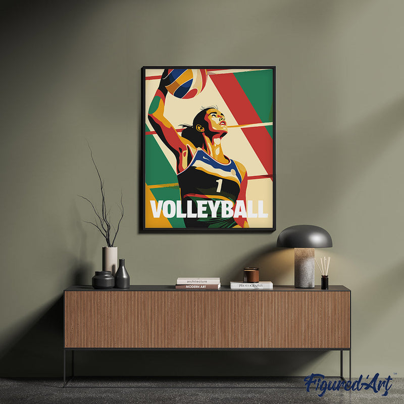 Peinture Par Numéros - Affiche Sportive Volley