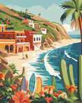 Peinture Par Numéros - Surf Côtier