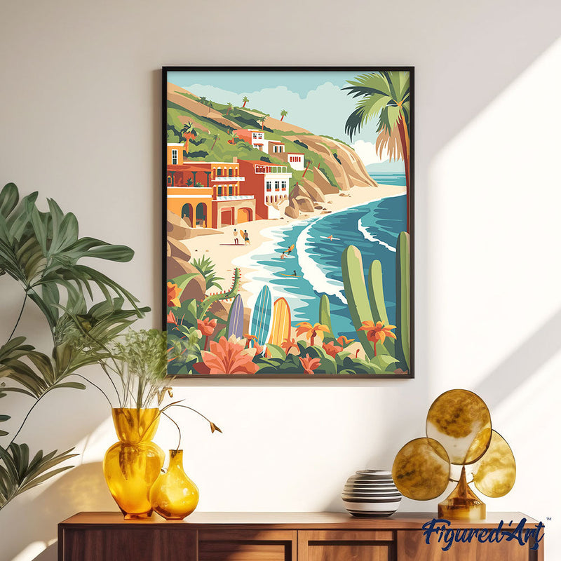 Peinture Par Numéros - Surf Côtier