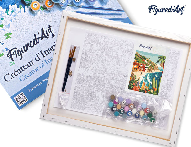 Peinture Par Numéros - Surf Côtier