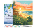 Peinture Par Numéros - Club De Plage Au Coucher Du Soleil