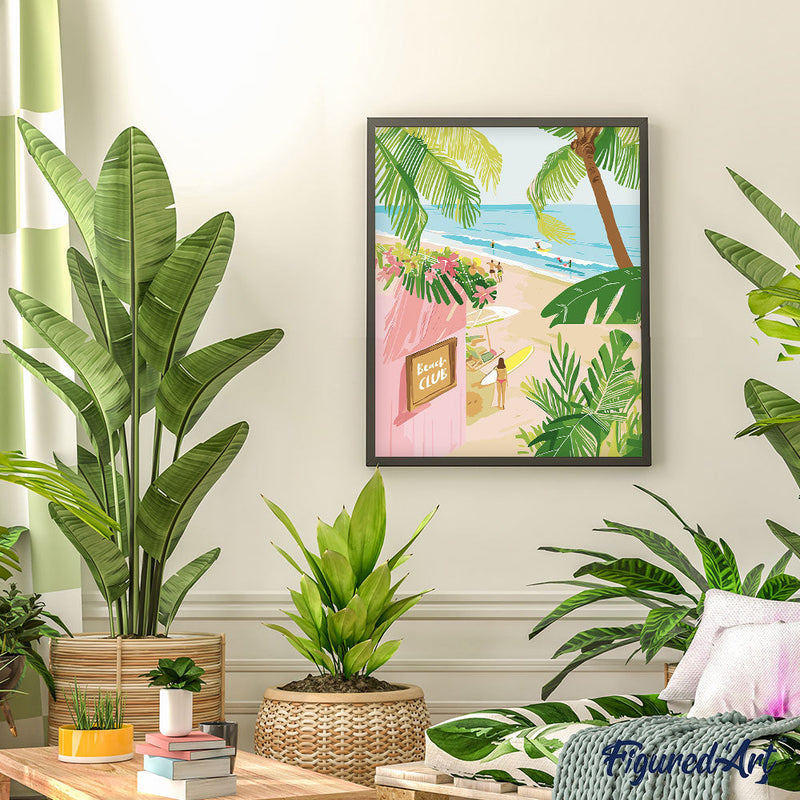 Peinture Par Numéros - Club De La Plage