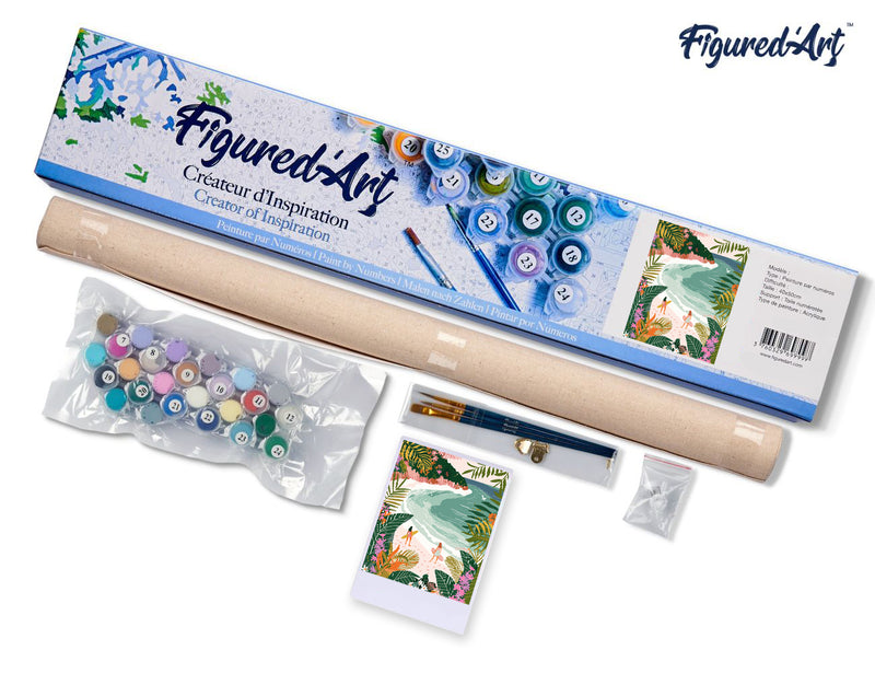 Peinture Par Numéros - Baie Tropicale