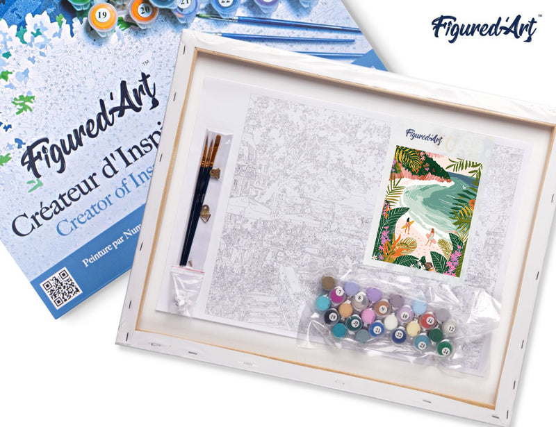 Peinture Par Numéros - Baie Tropicale