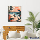 Peinture Par Numéros - Vagues Du Soir