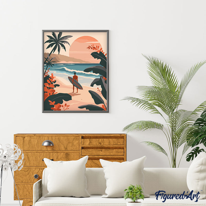 Peinture Par Numéros - Vagues Du Soir