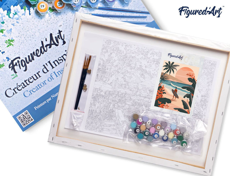 Peinture Par Numéros - Vagues Du Soir