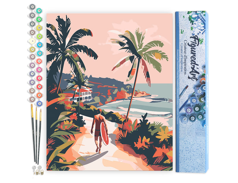 Peinture Par Numéros - Promenade Côtière