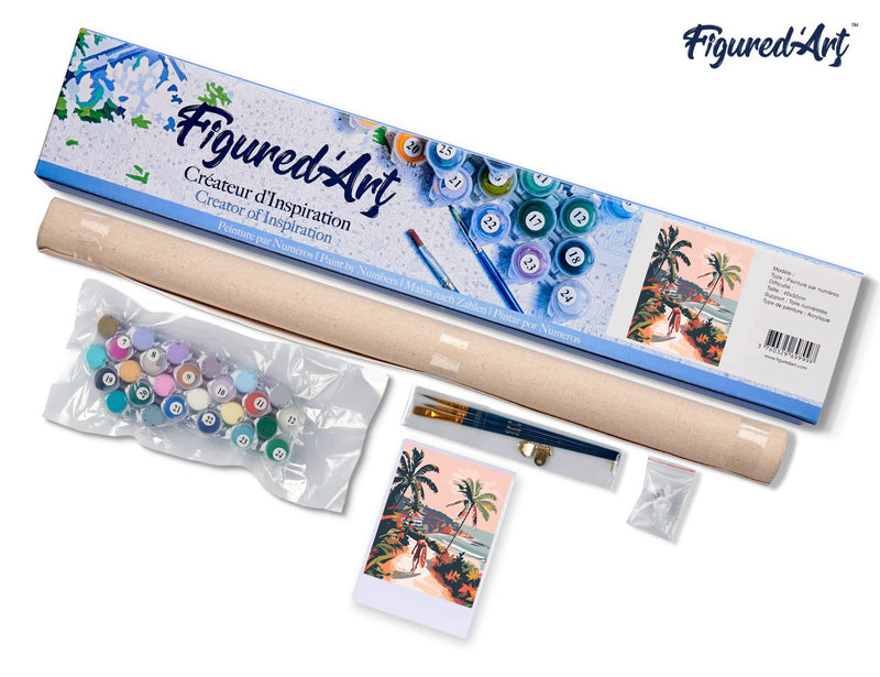 Peinture Par Numéros - Promenade Côtière