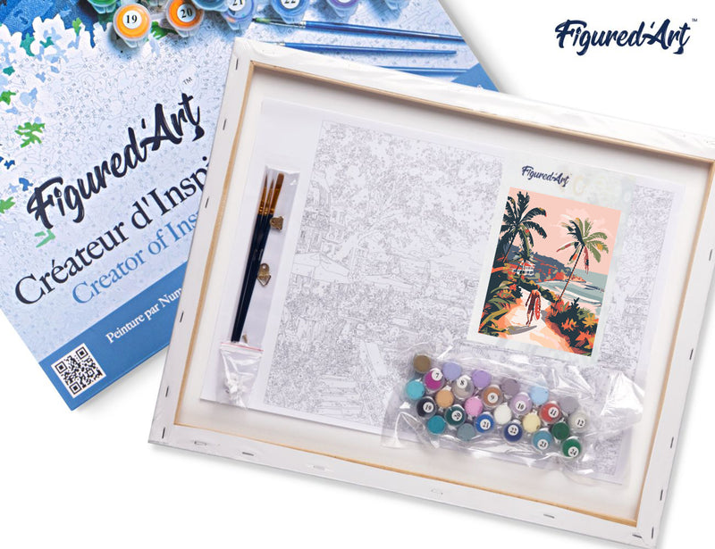 Peinture Par Numéros - Promenade Côtière