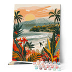 Peinture Par Numéros - Plage Tropicale