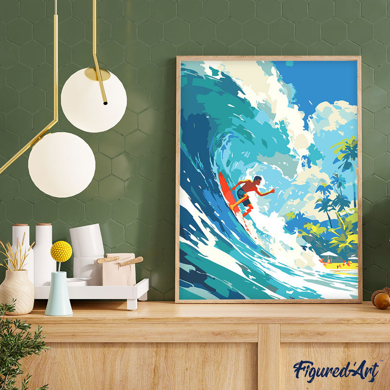 Peinture Par Numéros - Surf À Hawaï