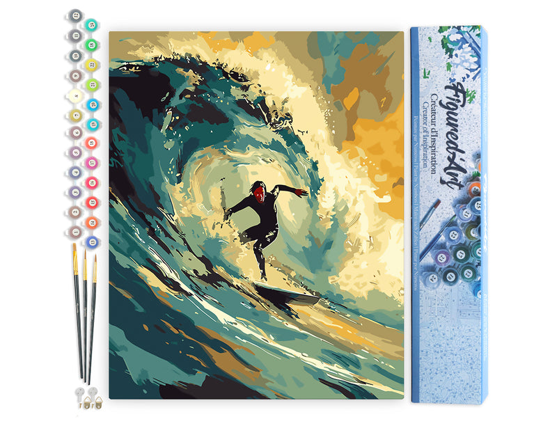 Peinture Par Numéros - Surfeuse Professionnelle