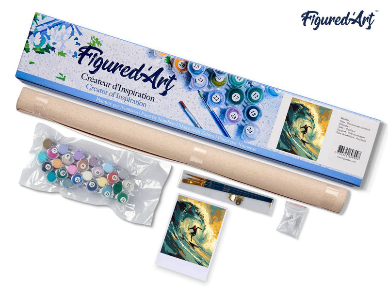 Peinture Par Numéros - Surfeuse Professionnelle