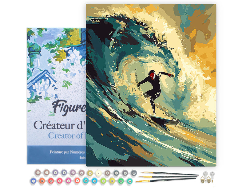 Peinture Par Numéros - Surfeuse Professionnelle