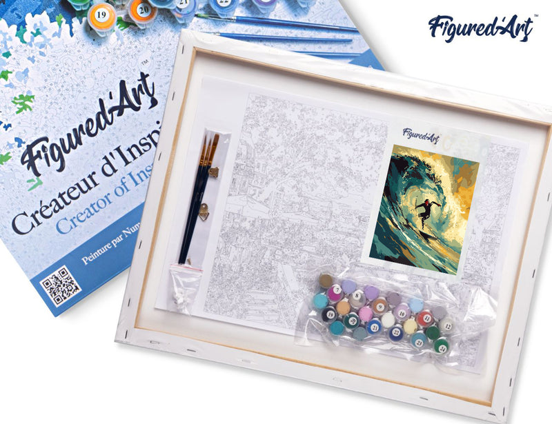 Peinture Par Numéros - Surfeuse Professionnelle