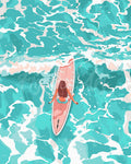 Peinture Par Numéros - Fille Parmi Les Vagues