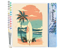 Peinture Par Numéros - Planche De Surf Sur La Plage