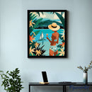 Peinture Par Numéros - Femme Et Océan