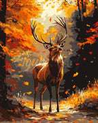 Peinture Par Numéros - Cerf Majestueux En Automne