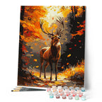 Peinture Par Numéros - Cerf Majestueux En Automne
