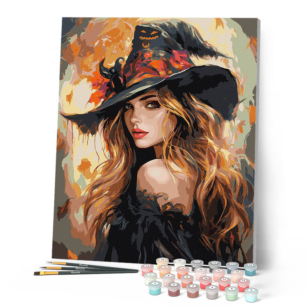 Pintura por números - La bonita Bruja