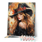 Pintura por números - La bonita Bruja