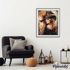 Pintura por números - La bonita Bruja