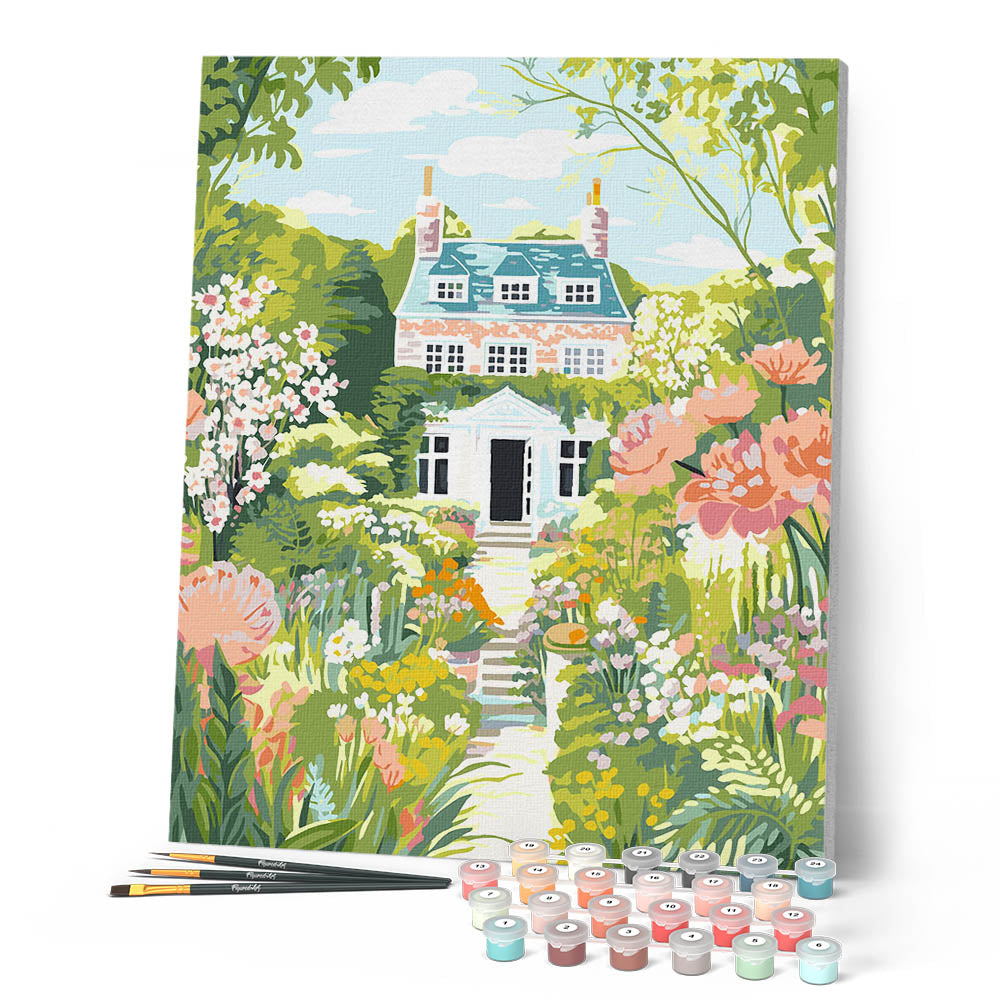 Peinture Par Numéros - Jardin De La Propriété
