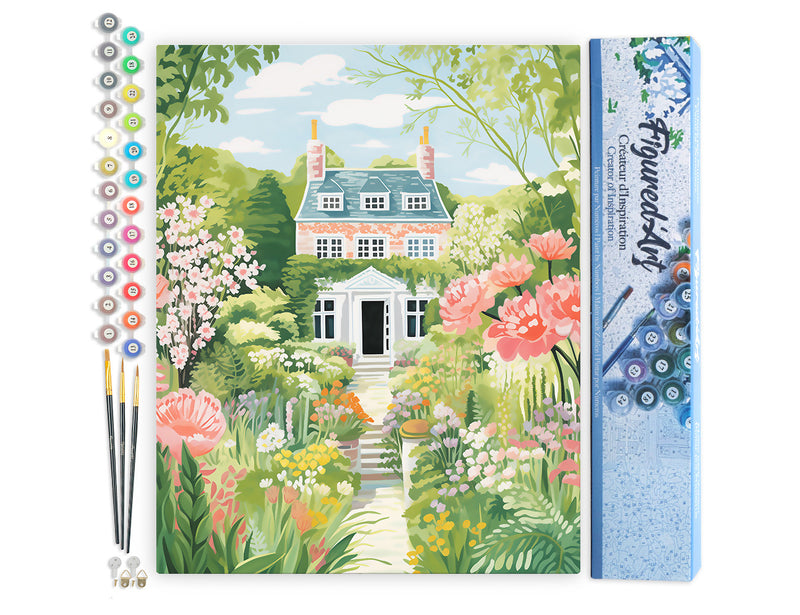 Peinture Par Numéros - Jardin De La Propriété