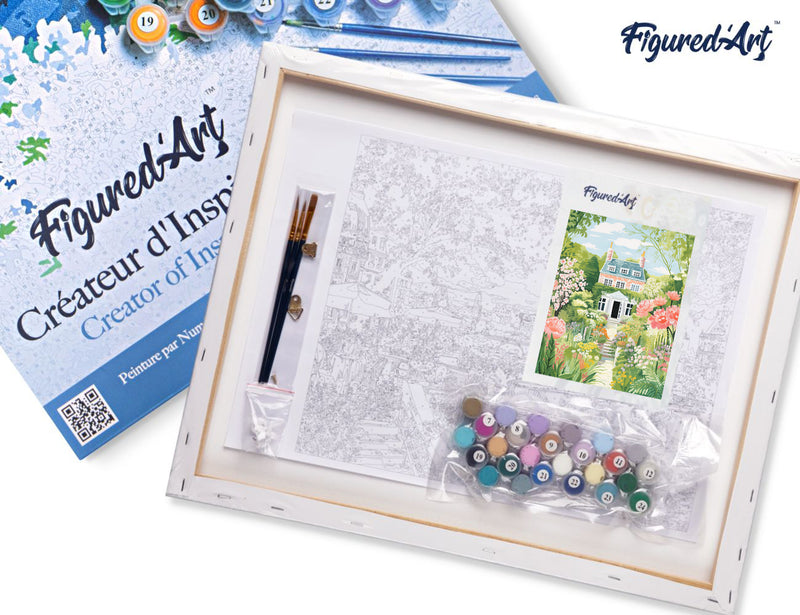 Peinture Par Numéros - Jardin De La Propriété