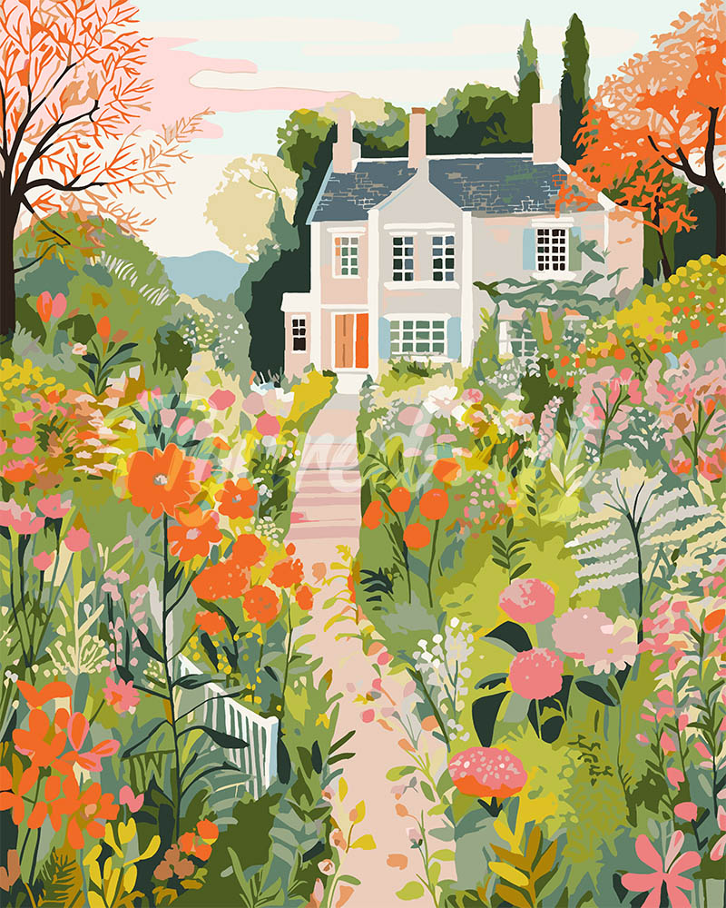 Paint By Numbers - Villa Garden