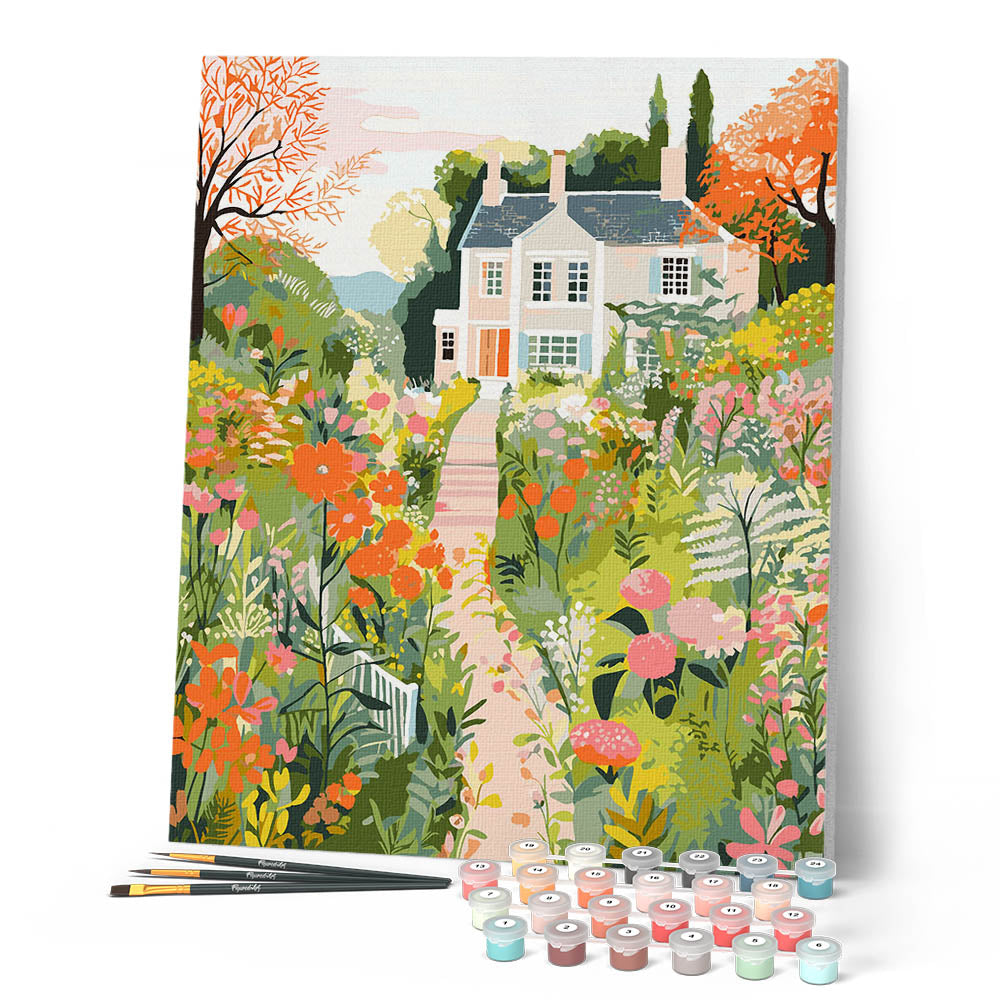 Paint By Numbers - Villa Garden