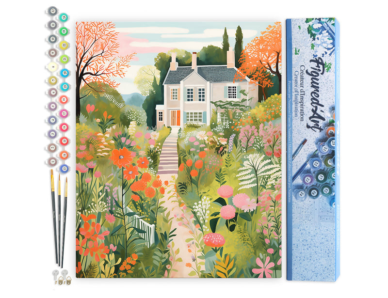 Peinture Par Numéros - Jardin De La Villa
