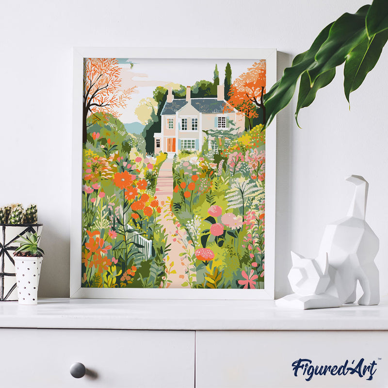 Peinture Par Numéros - Jardin De La Villa