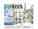 Peinture Par Numéros - Aquarelle Rue De Paris