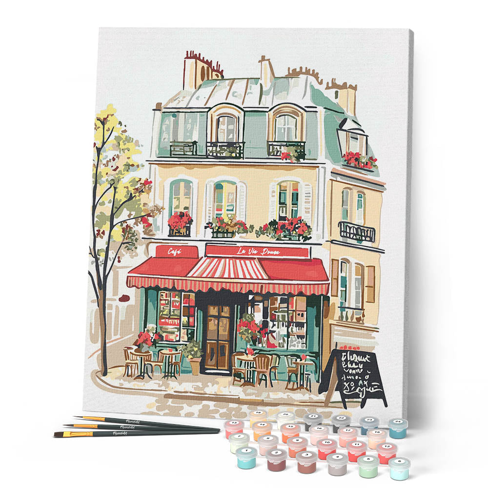 Peinture Par Numéros - Café La Vie Douce