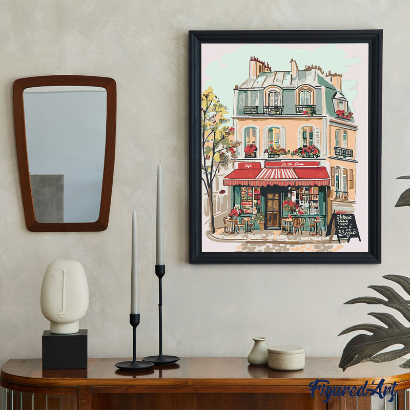 Peinture Par Numéros - Café La Vie Douce