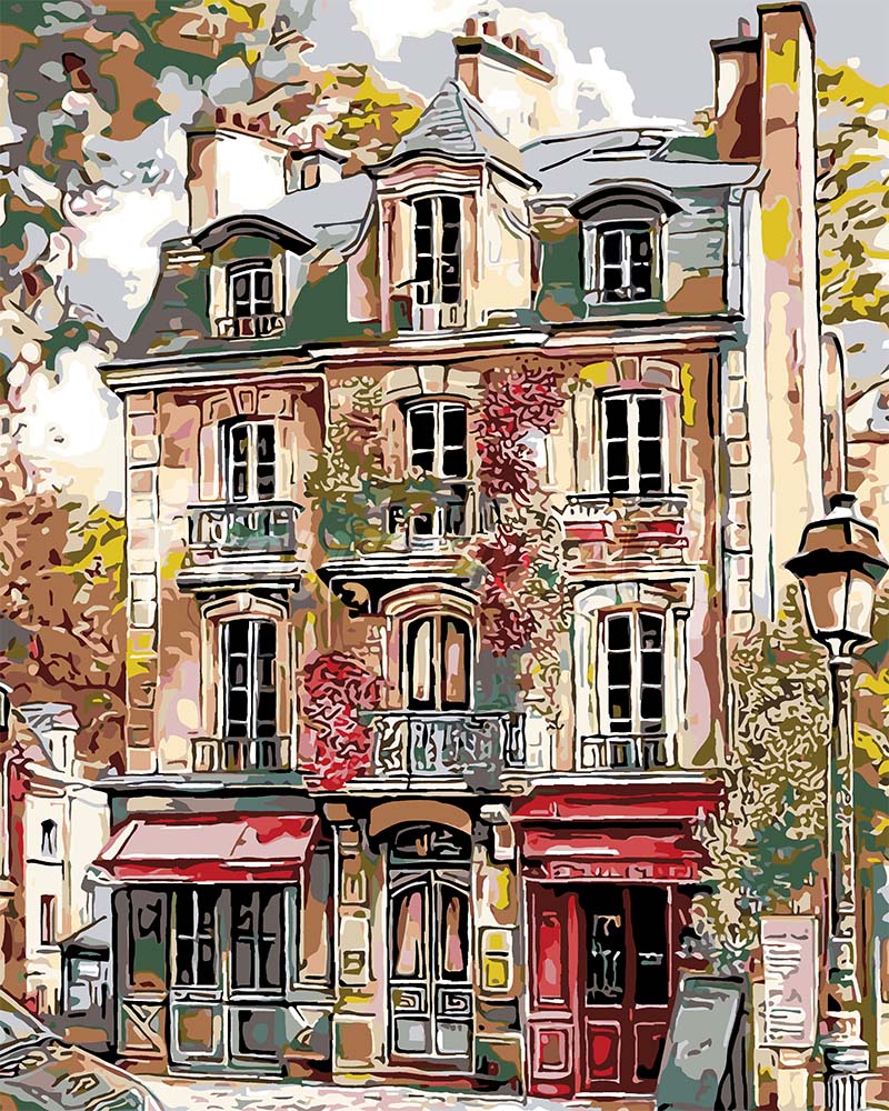 Peinture Par Numéros - Façades Vintage De Paris