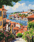 Peinture Par Numéros - Vue Sur Le Fleuve À Porto