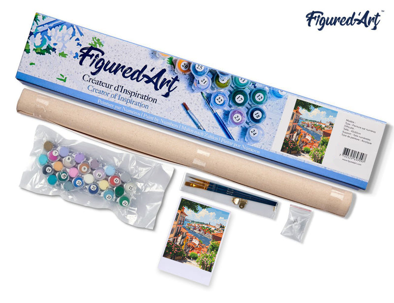 Peinture Par Numéros - Vue Sur Le Fleuve À Porto