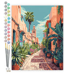 Peinture Par Numéros - Ruelle Marocaine