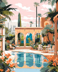 Peinture Par Numéros - Villa Luxeuse À Marrakech