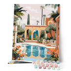 Peinture Par Numéros - Villa Luxeuse À Marrakech