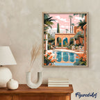 Peinture Par Numéros - Villa Luxeuse À Marrakech
