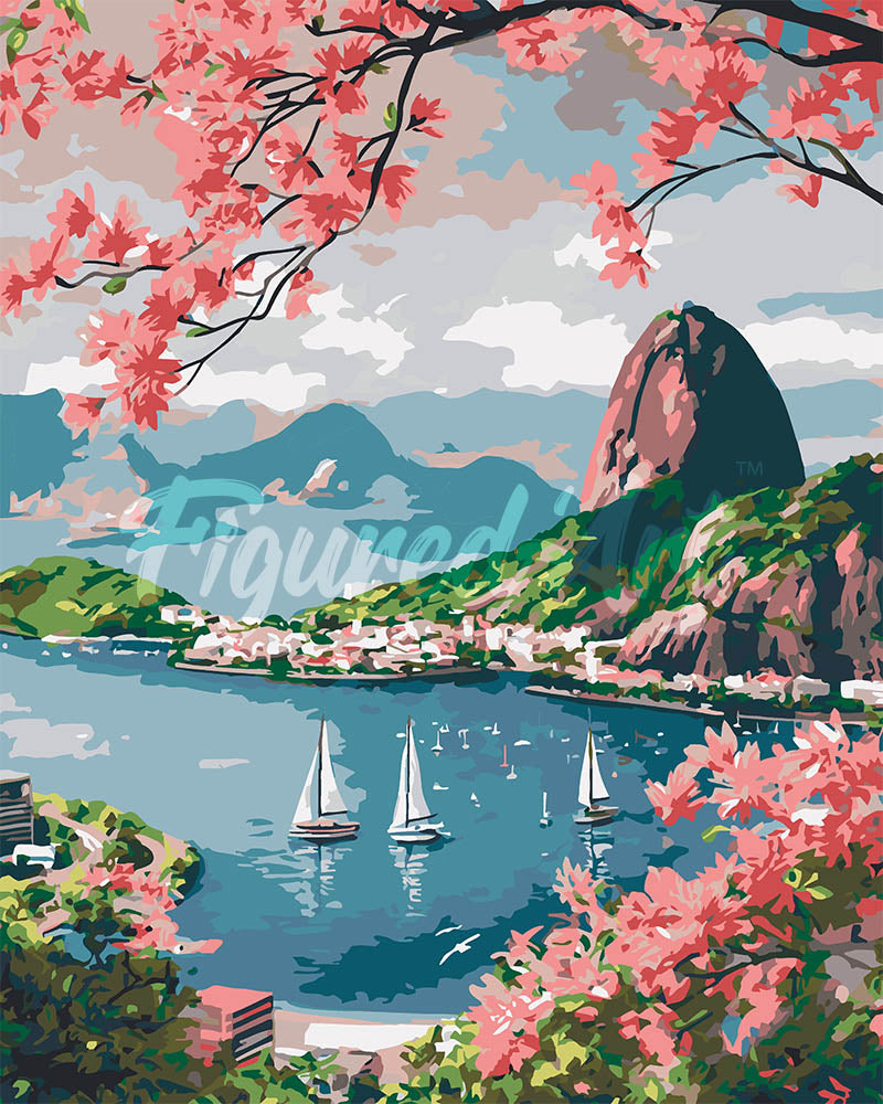 Peinture Par Numéros - Port De Rio De Janeiro